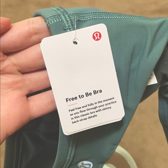 ❌ Sold ❌ Lululemon Tidewater Teal Free To Be Bra - Picture 3 of 11